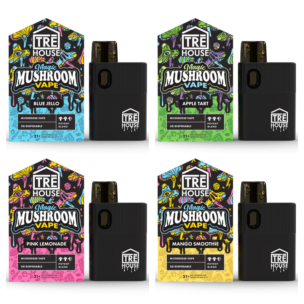 Tre House Magic Mushroom Disposable Vape - 2G | Eliquidstop Tre House Magic Mushroom Disposable Vape - 2G | Eliquidstop