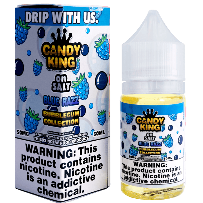 Candy Flavored Vape Juice Candy King Air Disposable Vape - 6000 Puffs Blue Razz Bubblegum Collection Salt Nic by Candy King (30ml) | Eliquidstop Candy Flavored Vape Juice Candy King Air Disposable Vape - 6000 Puffs Blue Razz Bubblegum Collection Salt Nic by Candy King (30ml) | Eliquidstop