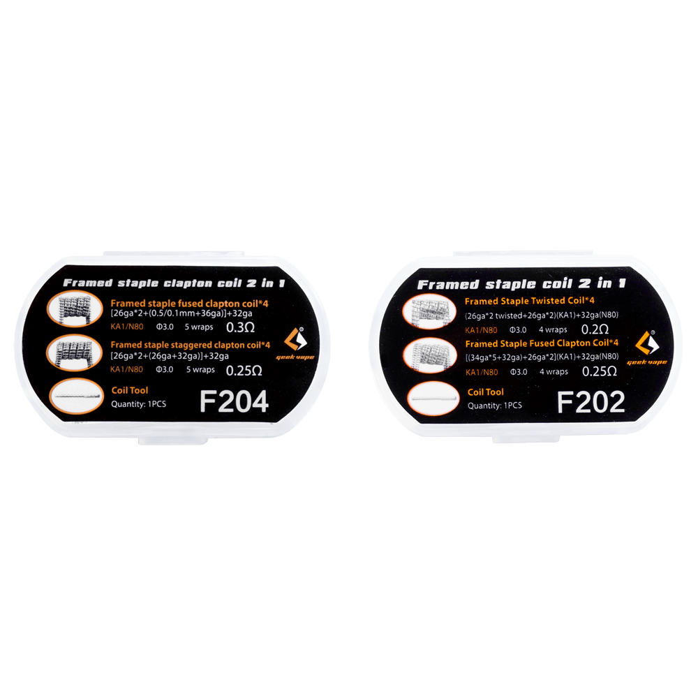 Geek Vape 2-IN-1 Clapton Prebuilt Coils (ON SALE) | Eliquidstop Geek Vape 2-IN-1 Clapton Prebuilt Coils (ON SALE) | Eliquidstop