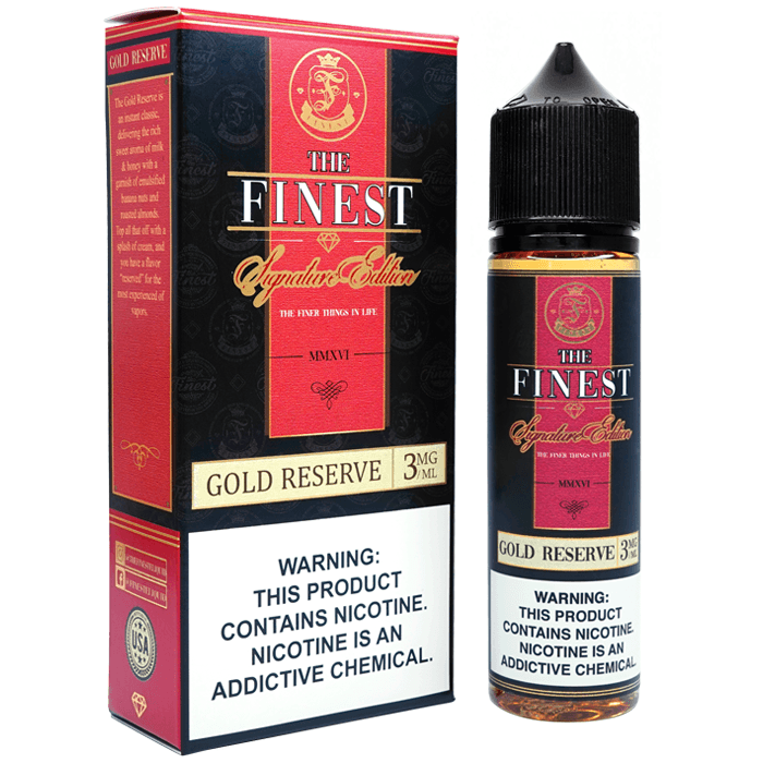 the finest vape juice near me Gold Reserve Signature Edition by The Finest E-Liquid (60ml) (ON SALE)