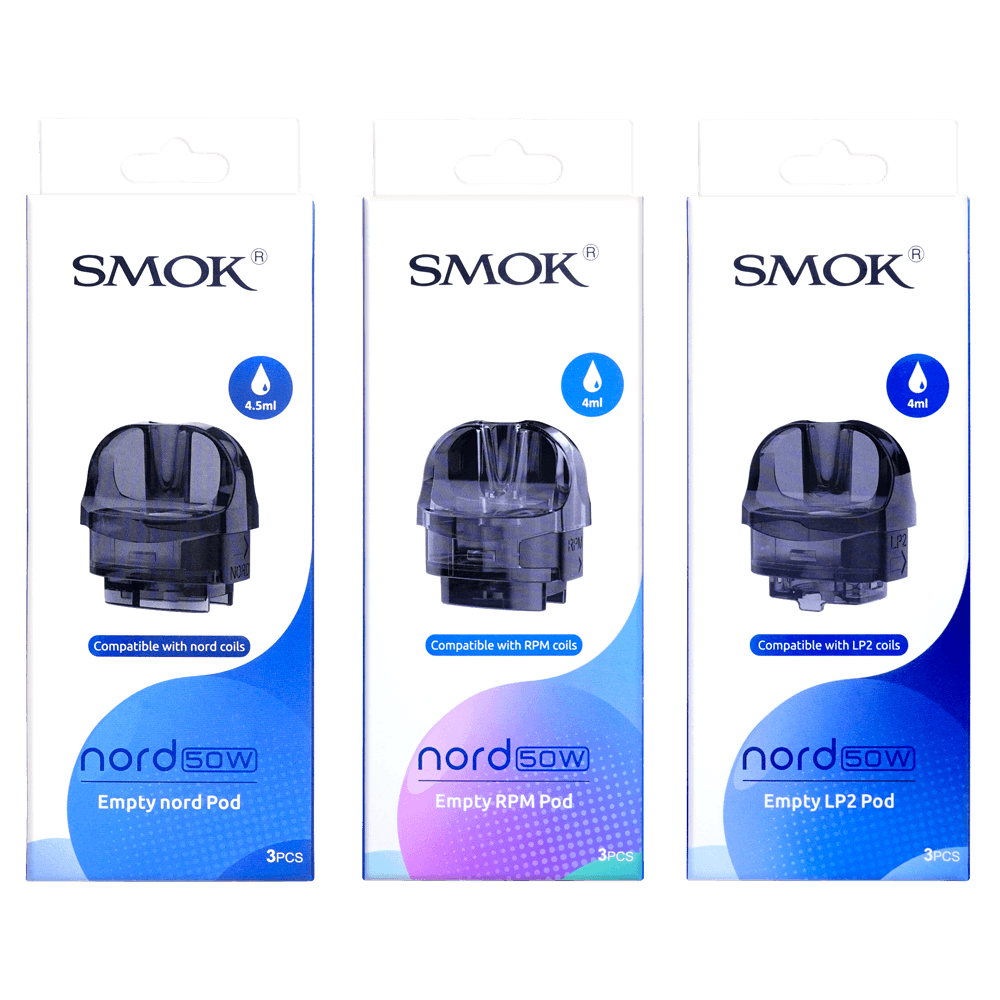 SMOK NORD 50W Replacement Pods (3 Pack) | Eliquidstop