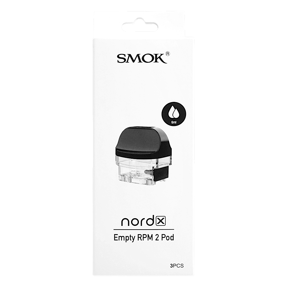 SMOK Nord X Replacement Pods w/ No Coils (3 Pack) | Eliquidstop SMOK Nord X Replacement Pods w/ No Coils (3 Pack) | Eliquidstop