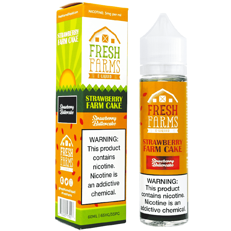 Strawberry Buttercake by Fresh Farms E-liquid (60ml)(ON SALE) | Eliquidstop Strawberry Buttercake by Fresh Farms E-liquid (60ml)(ON SALE) | Eliquidstop