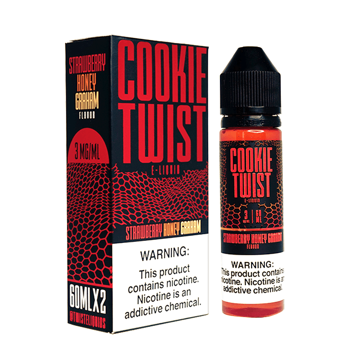 Strawberry Honey Graham Cookie By Sugar Cookie Twist E-Liquid (60ml)(ON  SALE) | Eliquidstop