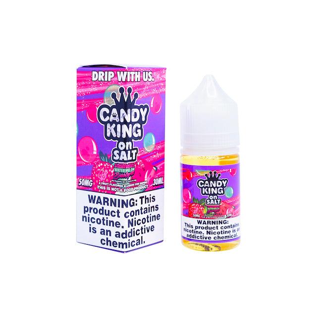 Strawberry Watermelon Bubblegum Salt Nic by Candy King (30ml) | Eliquidstop Strawberry Watermelon Bubblegum Salt Nic by Candy King (30ml) | Eliquidstop