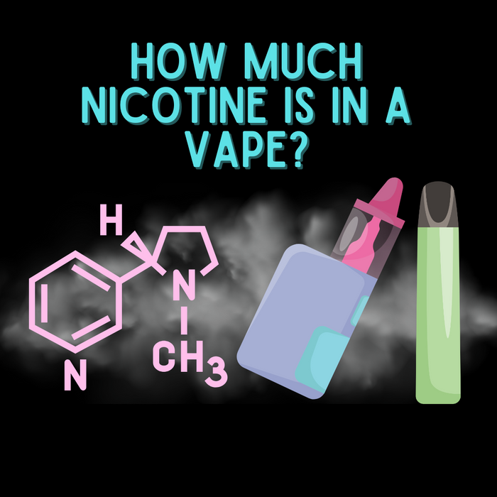 How much nicotine is in a vape?