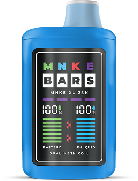 MNKE Bars XL 25K Vape Disposable | Bright LED Display | Eliquidstop MNKE Bars XL 25K Vape Disposable | Bright LED Display | Eliquidstop