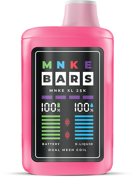 MNKE Bars XL 25K Vape Disposable | Bright LED Display | Eliquidstop MNKE Bars XL 25K Vape Disposable | Bright LED Display | Eliquidstop