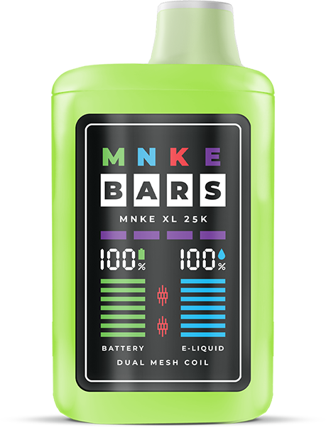 MNKE Bars XL 25K Vape Disposable | Bright LED Display