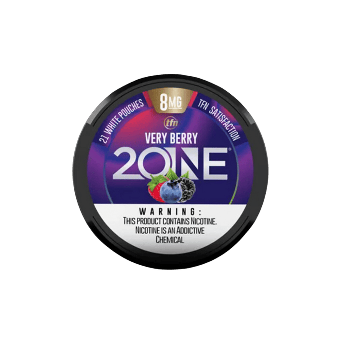 2ONE Nicotine Pouches 8mg (21 Count per Can) Ultimate Satisfaction TFN