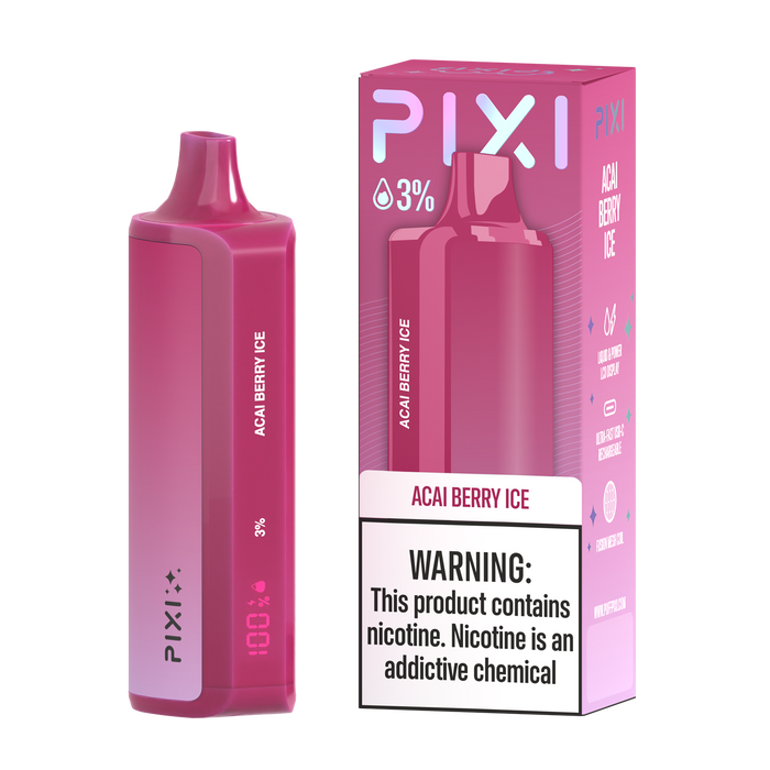 PIXI Vape Disposable (8000 Puffs) 3% Nicotine | LCD Display | Eliquidstop PIXI Vape Disposable (8000 Puffs) 3% Nicotine | LCD Display | Eliquidstop