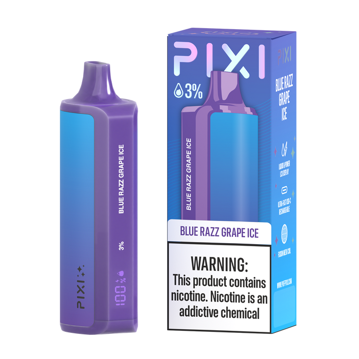 PIXI Vape Disposable (8000 Puffs) 3% Nicotine | LCD Display