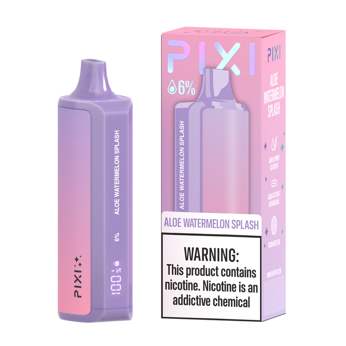 PIXI Vape 6% Disposable (8000 Puffs) LCD Display Indicator | Eliquidstop PIXI Vape 6% Disposable (8000 Puffs) LCD Display Indicator | Eliquidstop