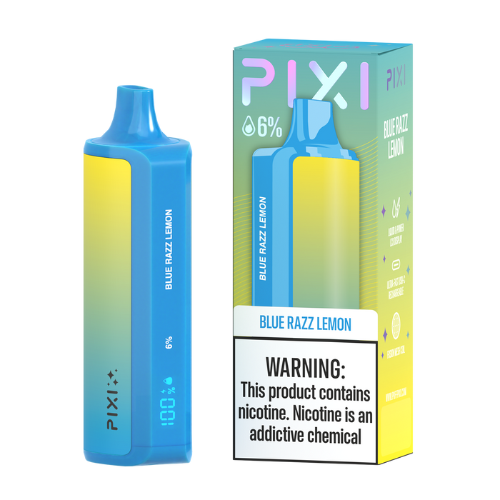 PIXI Vape 6% Disposable (8000 Puffs) LCD Display Indicator | Eliquidstop PIXI Vape 6% Disposable (8000 Puffs) LCD Display Indicator | Eliquidstop