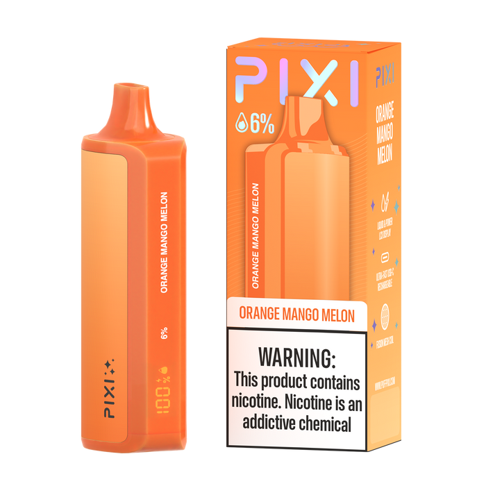 PIXI Vape 6% Disposable (8000 Puffs) LCD Display Indicator | Eliquidstop PIXI Vape 6% Disposable (8000 Puffs) LCD Display Indicator | Eliquidstop
