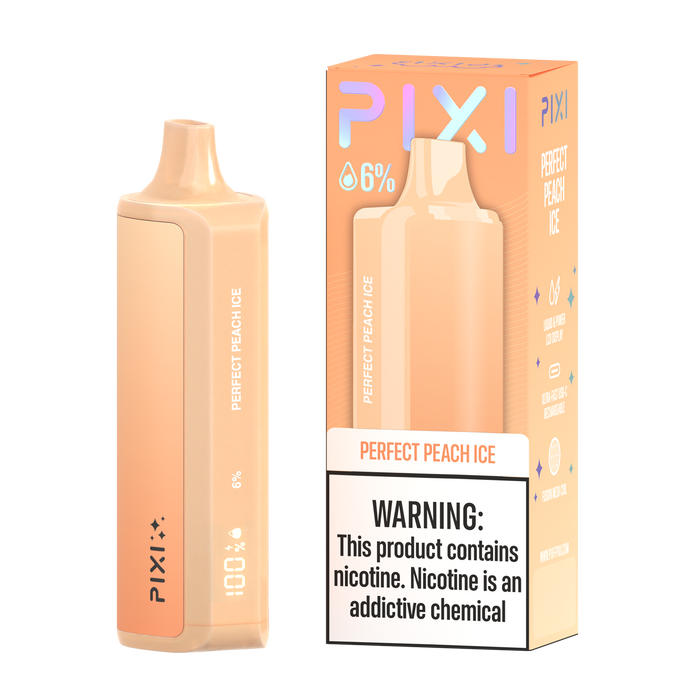PIXI Vape 6% Disposable (8000 Puffs) LCD Display Indicator | Eliquidstop PIXI Vape 6% Disposable (8000 Puffs) LCD Display Indicator | Eliquidstop