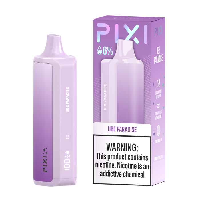 PIXI Vape 6% Disposable (8000 Puffs) LCD Display Indicator | Eliquidstop PIXI Vape 6% Disposable (8000 Puffs) LCD Display Indicator | Eliquidstop