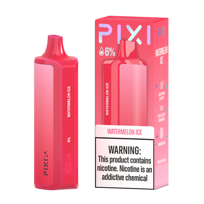 PIXI Vape 6% Disposable (8000 Puffs) LCD Display Indicator | Eliquidstop PIXI Vape 6% Disposable (8000 Puffs) LCD Display Indicator | Eliquidstop