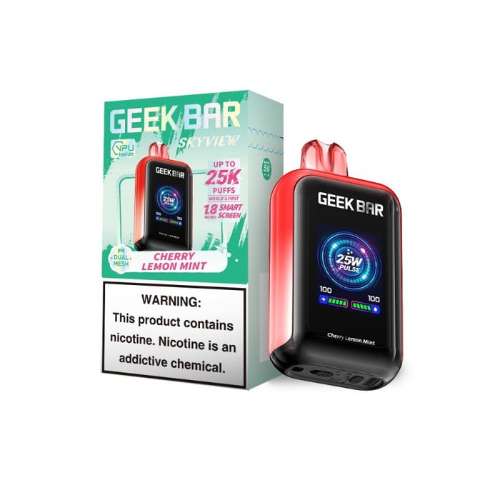 Geek Bar Sky View disposable | 25k Puffs | 1.8 HD Screen | Eliquidstop Geek Bar Sky View disposable | 25k Puffs | 1.8 HD Screen | Eliquidstop