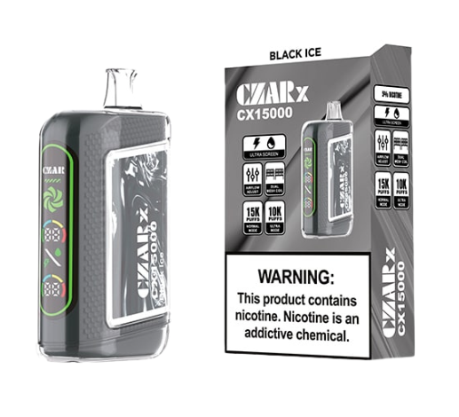 CZAR CX15000 Vape Disposable (15,000 Puffs) | Ultra Screen Technology | Eliquidstop CZAR CX15000 Vape Disposable (15,000 Puffs) | Ultra Screen Technology | Eliquidstop
