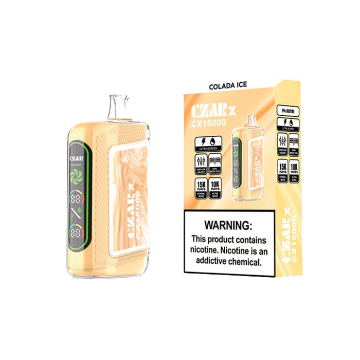 Czar X Cx15000 Puffs Disposable Vape CZAR CX15000 Disposable Vape | 17.99 CZAR CX15000 Disposable Vape | 5% Nic in 15 Flavors Czar X Cx15000 Puffs Disposable Vape CZAR CX15000 Disposable Vape | 17.99 CZAR CX15000 Disposable Vape | 5% Nic in 15 Flavors