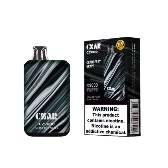 CZAR CZ9000 Vape Disposable (9,000 Puffs) Sleek Design High-Performance | Eliquidstop CZAR CZ9000 Vape Disposable (9,000 Puffs) Sleek Design High-Performance | Eliquidstop