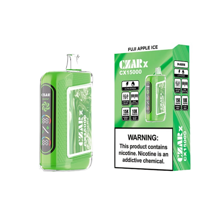 CZAR CX15000 Vape Disposable (15,000 Puffs) | Ultra Screen Technology | Eliquidstop CZAR CX15000 Vape Disposable (15,000 Puffs) | Ultra Screen Technology | Eliquidstop