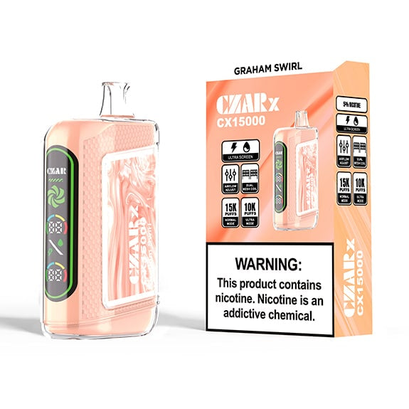 elf bar vape uk CZAR CX15000 Vape Disposable (15,000 Puffs) | Ultra Screen Technology