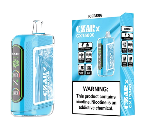 CZAR CX15000 Vape Disposable (15,000 Puffs) | Ultra Screen Technology