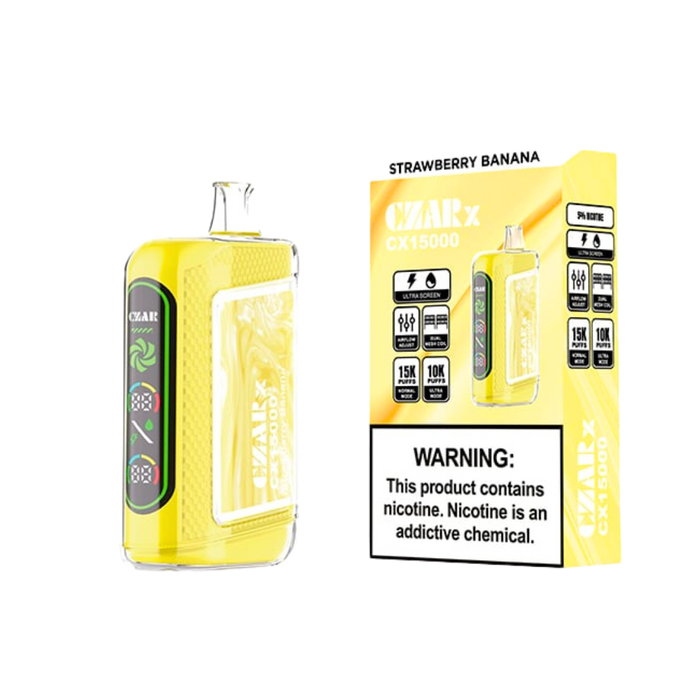 czar cx15000 disposable vape CZAR CX15000 Vape Disposable (15,000 Puffs) | Ultra Screen Technology