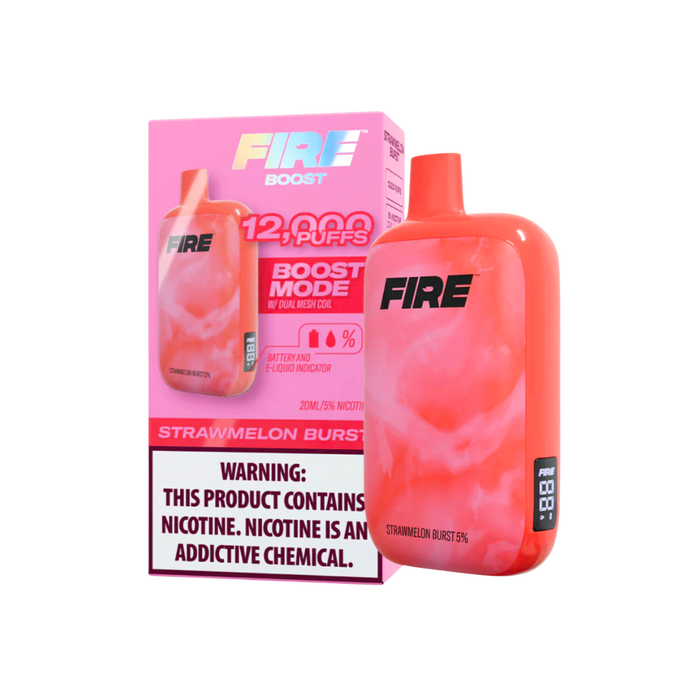 FIRE BOOST Disposable (12,000 Puffs) 20ml Liquid | Short Circuit Protection | Eliquidstop FIRE BOOST Disposable (12,000 Puffs) 20ml Liquid | Short Circuit Protection | Eliquidstop