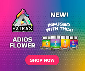 Delta Extrax Adios Flower Infused with THCA