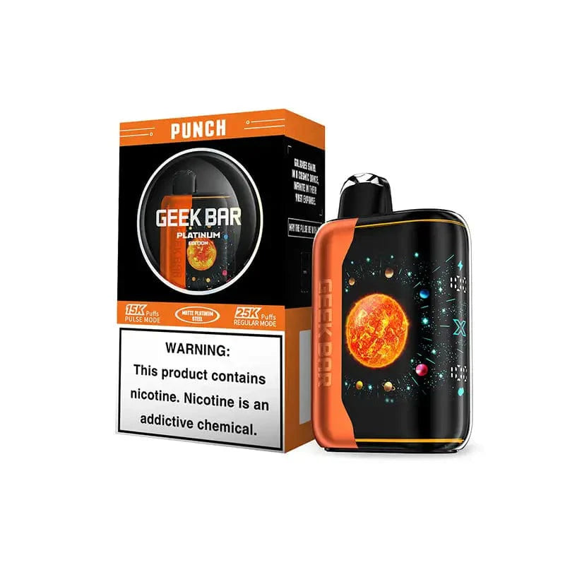 Geek Bar Pulse X Platinum Edition vape disposable | 25k Puffs | First 3D-Curved Screen | Eliquidstop Geek Bar Pulse X Platinum Edition vape disposable | 25k Puffs | First 3D-Curved Screen | Eliquidstop