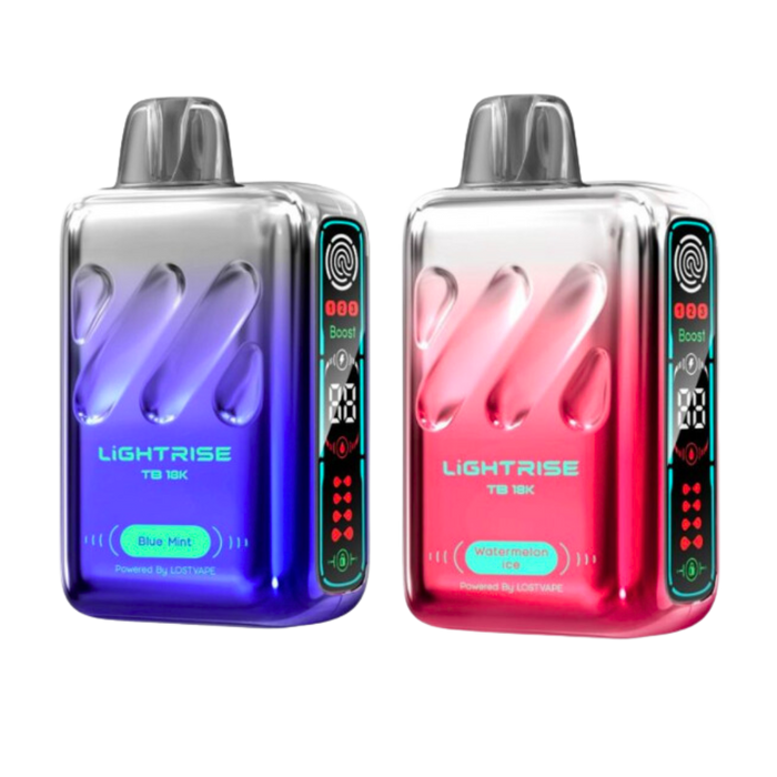 Lost Vape Lightrise TB 18k Vape Disposable (18,000 Puffs) Full-Screen Touch Button | Eliquidstop Lost Vape Lightrise TB 18k Vape Disposable (18,000 Puffs) Full-Screen Touch Button | Eliquidstop