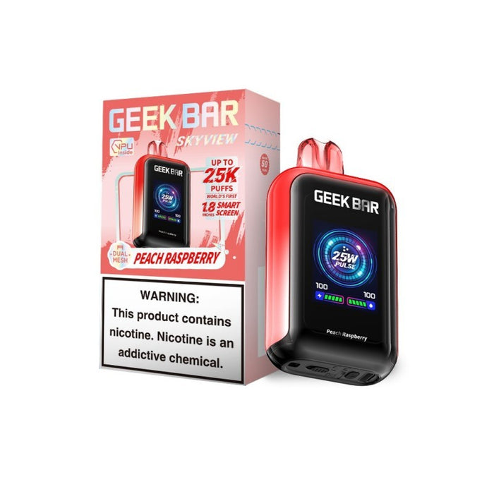 Geek Bar Sky View disposable | 25k Puffs | 1.8 HD Screen | Eliquidstop Geek Bar Sky View disposable | 25k Puffs | 1.8 HD Screen | Eliquidstop