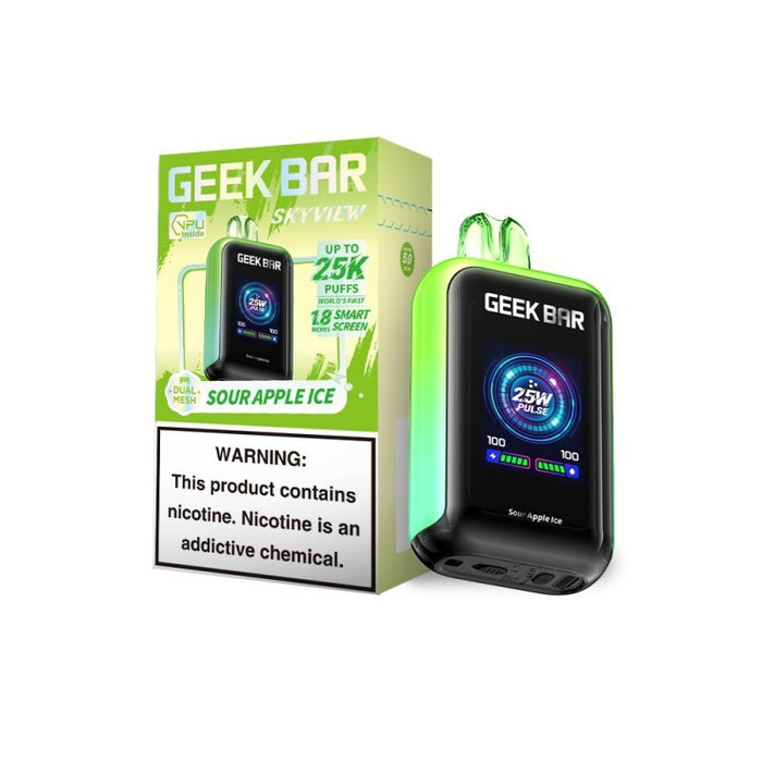 Geek Bar Sky View disposable | 25k Puffs | 1.8 HD Screen | Eliquidstop Geek Bar Sky View disposable | 25k Puffs | 1.8 HD Screen | Eliquidstop