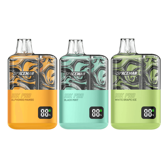 Spaceman (10,000 PUFFS) Pro Vape Disposable Smart Screen by SMOK | Eliquidstop Spaceman (10,000 PUFFS) Pro Vape Disposable Smart Screen by SMOK | Eliquidstop