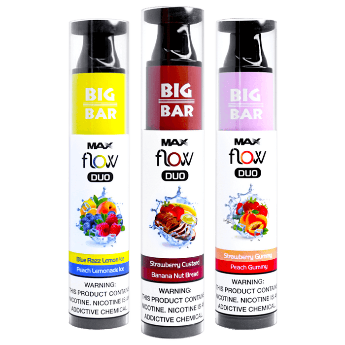BIG BAR Max Flow DUO Disposable Device (4000 Puffs) | Eliquidstop BIG BAR Max Flow DUO Disposable Device (4000 Puffs) | Eliquidstop