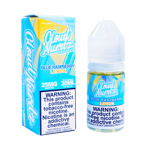 Blue Raspberry Lemon ICED TFN Salt Nic by Cloud Nurdz (30ml) (ON SALE) - Eliquidstop