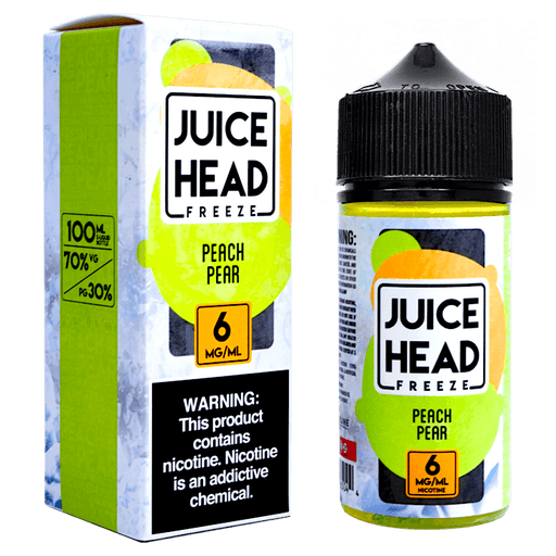 FREEZE Peach Pear (ICED) by Juice Head E-liquid (100ml)(ON SALE) - Eliquidstop