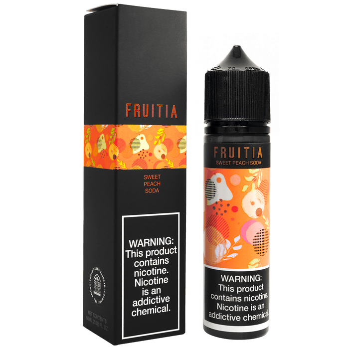 FRUITIA Sweet Peach Soda by Fresh Farms E-Liquid (60ml) - Eliquidstop