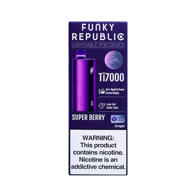 Funky Republic Ti7000 by ELF BAR (7000 Puffs) | Eliquidstop Funky Republic Ti7000 by ELF BAR (7000 Puffs) | Eliquidstop
