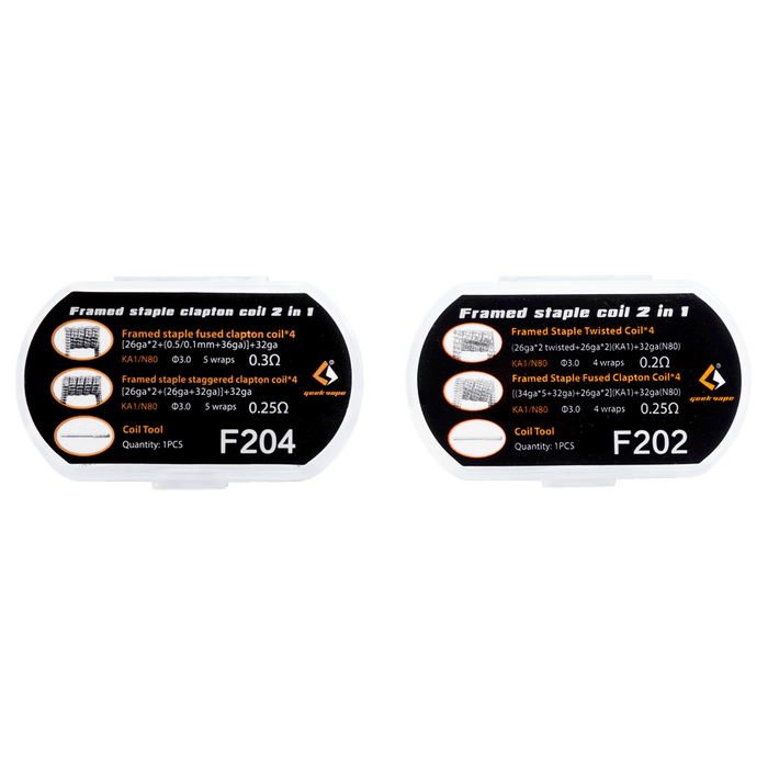 Geek Vape 2-IN-1 Clapton Prebuilt Coils (ON SALE) | Eliquidstop Geek Vape 2-IN-1 Clapton Prebuilt Coils (ON SALE) | Eliquidstop