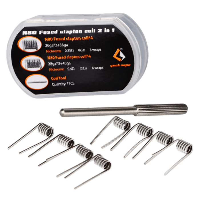 Geek Vape 2-IN-1 Clapton Prebuilt Coils (ON SALE) | Eliquidstop Geek Vape 2-IN-1 Clapton Prebuilt Coils (ON SALE) | Eliquidstop
