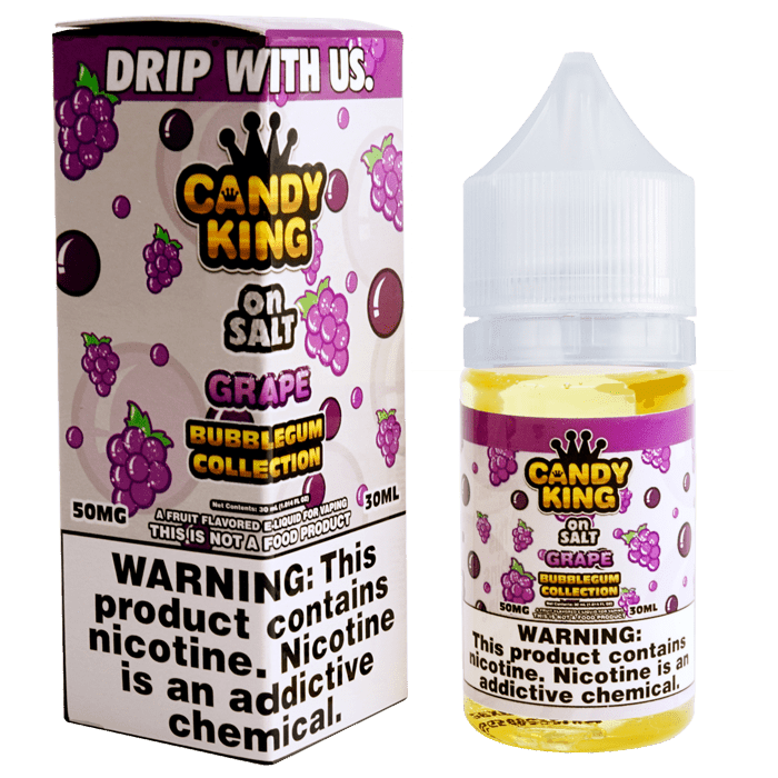 Grape Bubblegum Collection Salt Nic by Candy King (30ml) - Eliquidstop