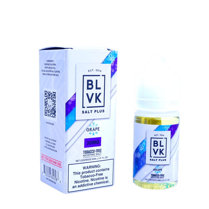 Grape ICE Plus TFN Salt Nic by BLVK Premium E-liquids (30ml) - Eliquidstop