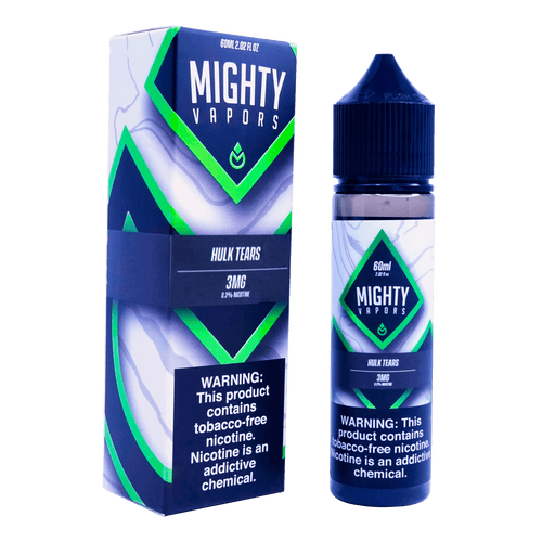 Hulk Tears TFN Flavor 60ml Bottle by Mighty Vapors Eliquid 