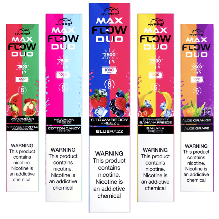 HYPPE Max Flow Duo Disposable Device (2500 Puffs) - Eliquidstop