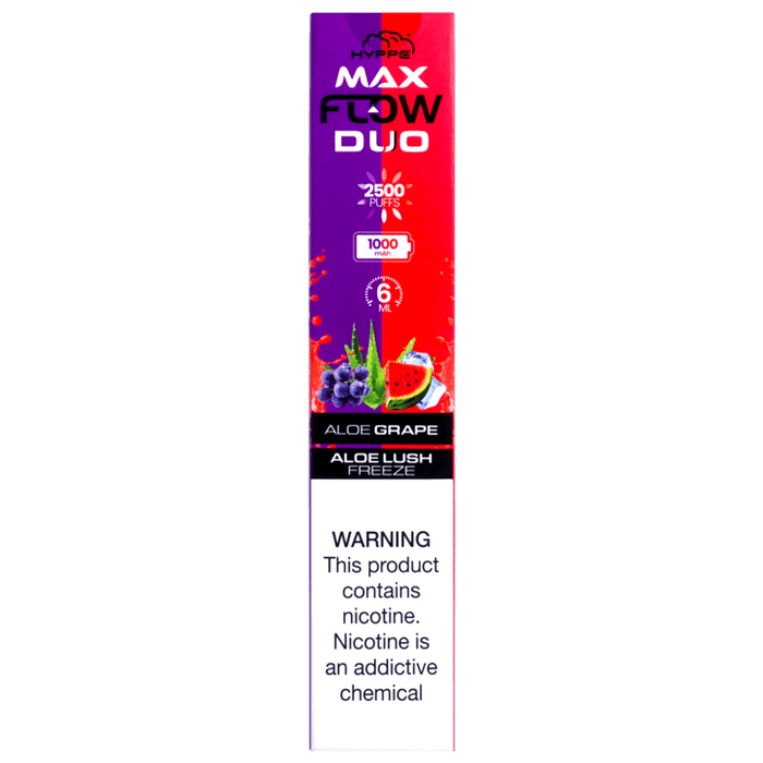 HYPPE Max Flow Duo Disposable Device (2500 Puffs) | Eliquidstop HYPPE Max Flow Duo Disposable Device (2500 Puffs) | Eliquidstop