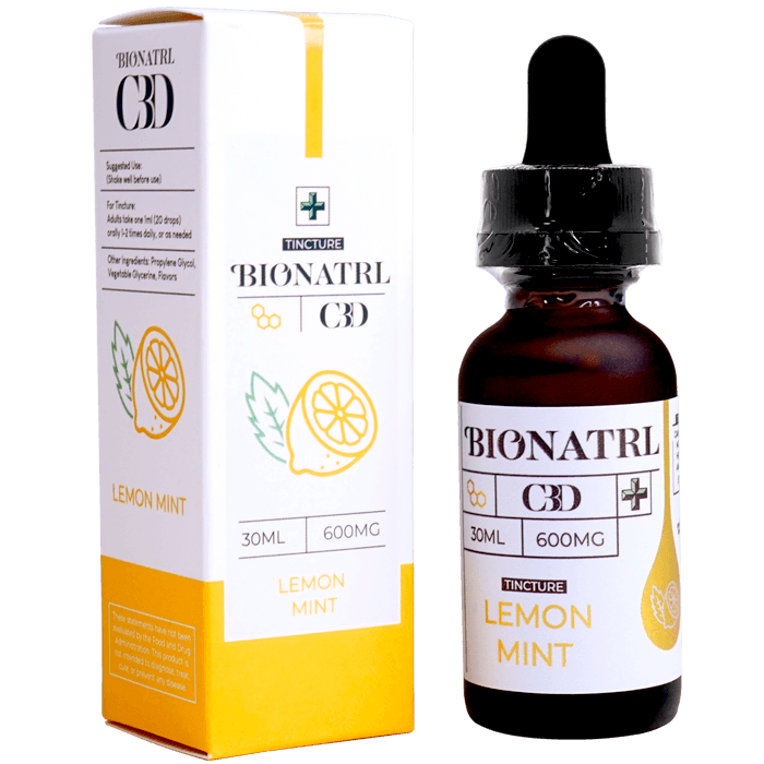 Lemon Mint CBD Tincture by BIONATRL CBD (30ml) - Eliquidstop